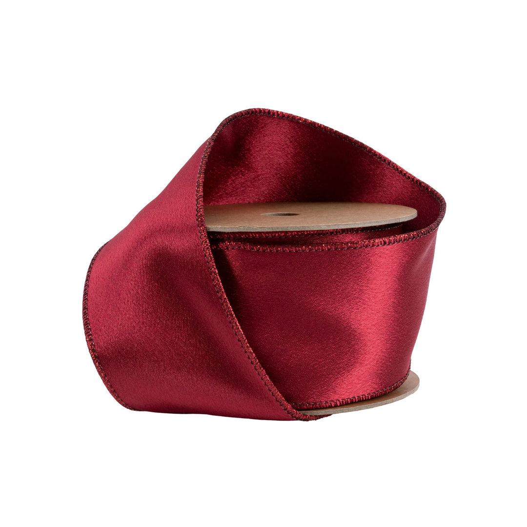burgundy ribbon