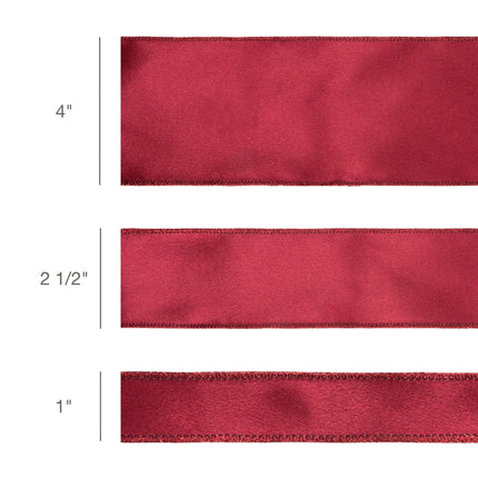 burgundy ribbon