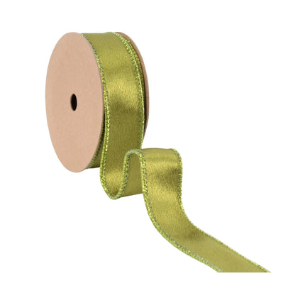 4" Orange Floral Dupioni and 2 1/2" Wine with 1" Moss Shimmer Satin Ribbon Bundle | 3 Rolls | 30 Yards