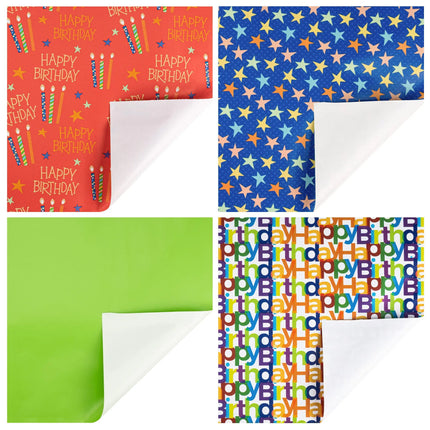 happy birthday gift wrapping paper
