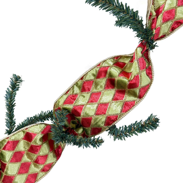 Garland Bundle 04 – 2 Pieces Greenery Frame & Ribbon Bundle