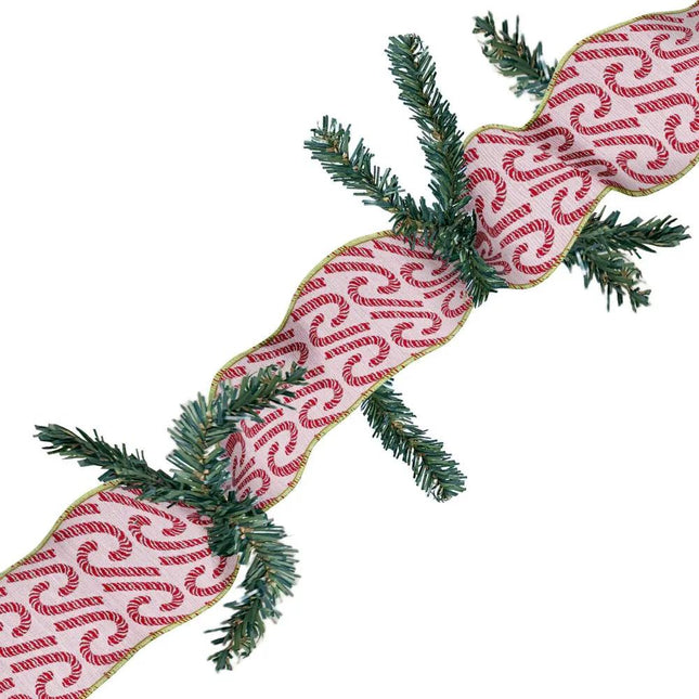 Garland Bundle 08 – 2 Pieces Greenery Frame & Ribbon Bundle