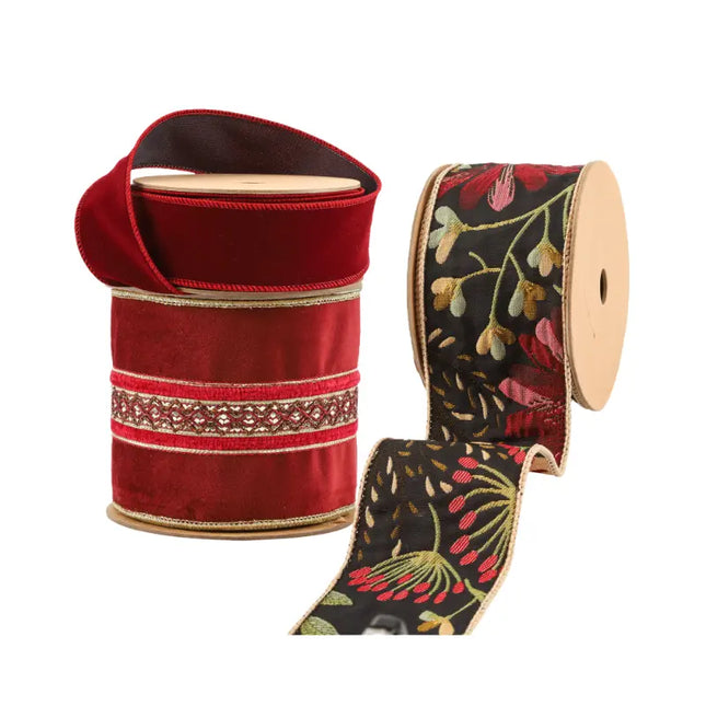 Harvest Ribbon Set 09 – 3 Rolls Craft DIY Deal Bundle LaRibbons and Crafts