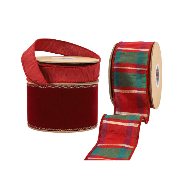 Christmas Ribbon Set 01 – 3 Rolls Craft DIY Deal Bundle  LaRibbons and Crafts