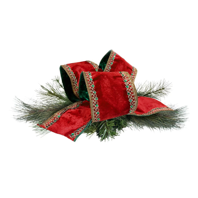 velvet wired ribbon