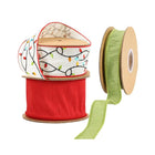 Christmas Ribbon Set 016C – 3 Rolls Craft DIY Deal Bundle LaRibbons and Crafts