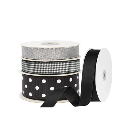 Christmas Ribbon Set 52– 4 Rolls Craft DIY Deal Bundle