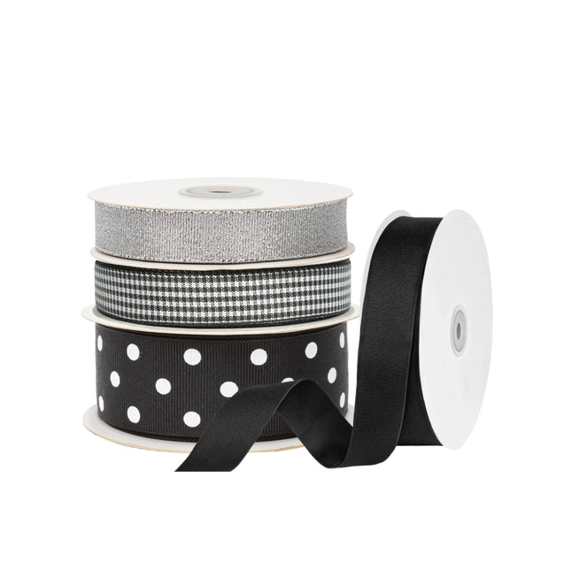 Christmas Ribbon Set 52– 4 Rolls Craft DIY Deal Bundle