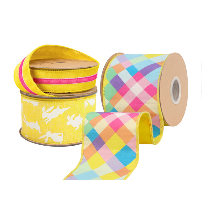 Easter Ribbon Set 03– 3 Rolls Craft DIY Deal Bundle
