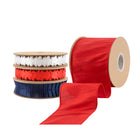 Patriotic Flag-Inspired Ribbon and Trimming Bundles -4-Pack Premium Fourth of July Craft Ribbons |4 Rolls |40 Yards