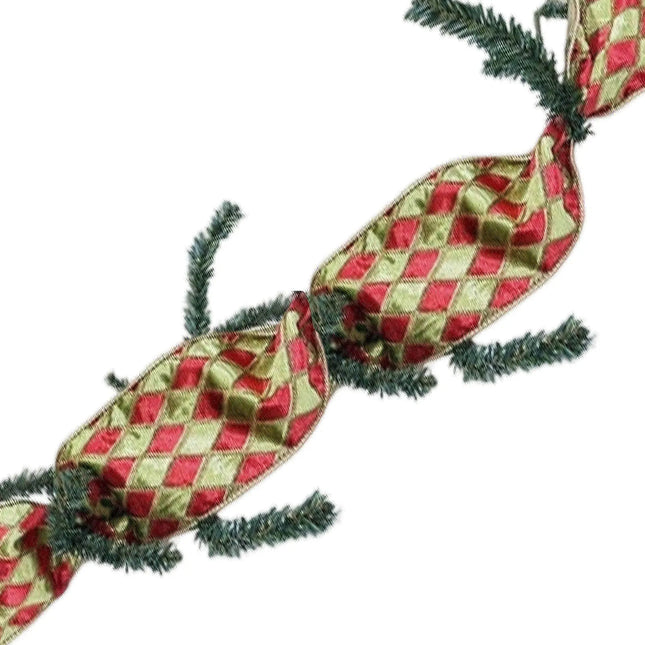 Garland Bundle 04 – 2 Pieces Greenery Frame & Ribbon Bundle
