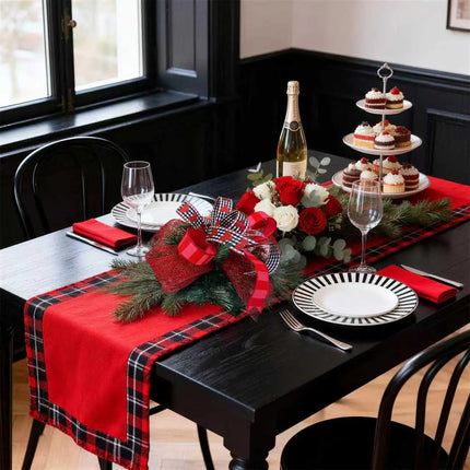 Valentines Day-Hearts and Plaids & Red/Pink Wide Horizontal Stripe & Mesh| 3 Rolls LaRibbons and Crafts