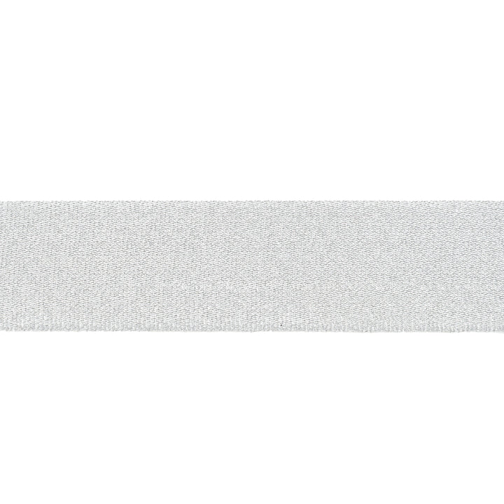 1" Metallic Grosgrain | 25 Yards | Pale Silver