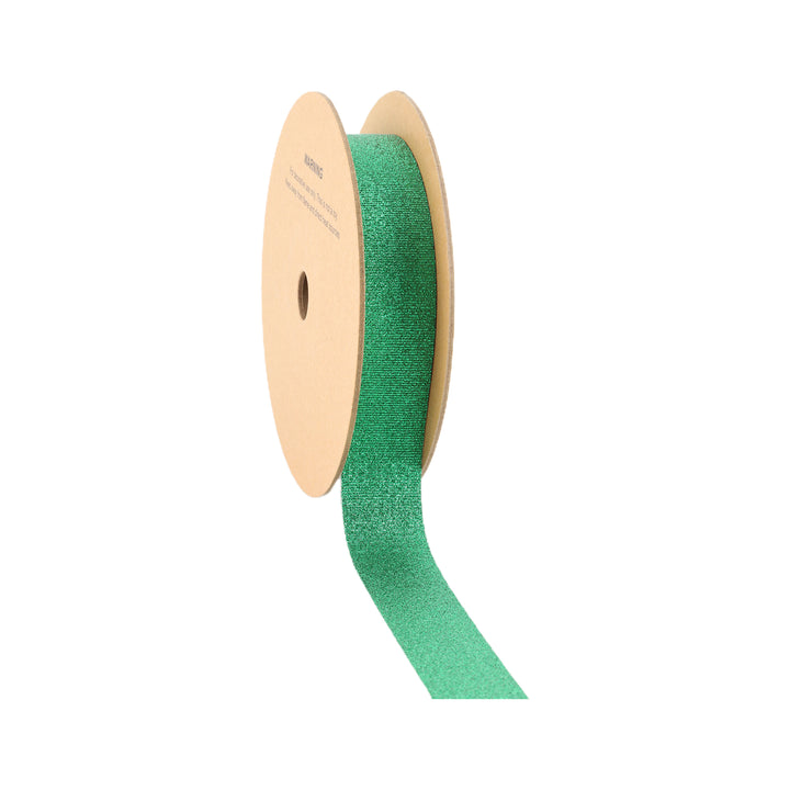 1" Metallic Grosgrain | 25 Yards | Green