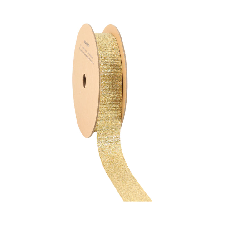 1" Metallic Grosgrain | 25 Yards | Gold