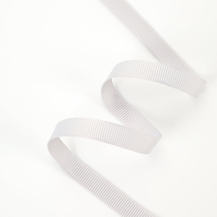 Textured Grosgrain Ribbon | Shell Grey (007)