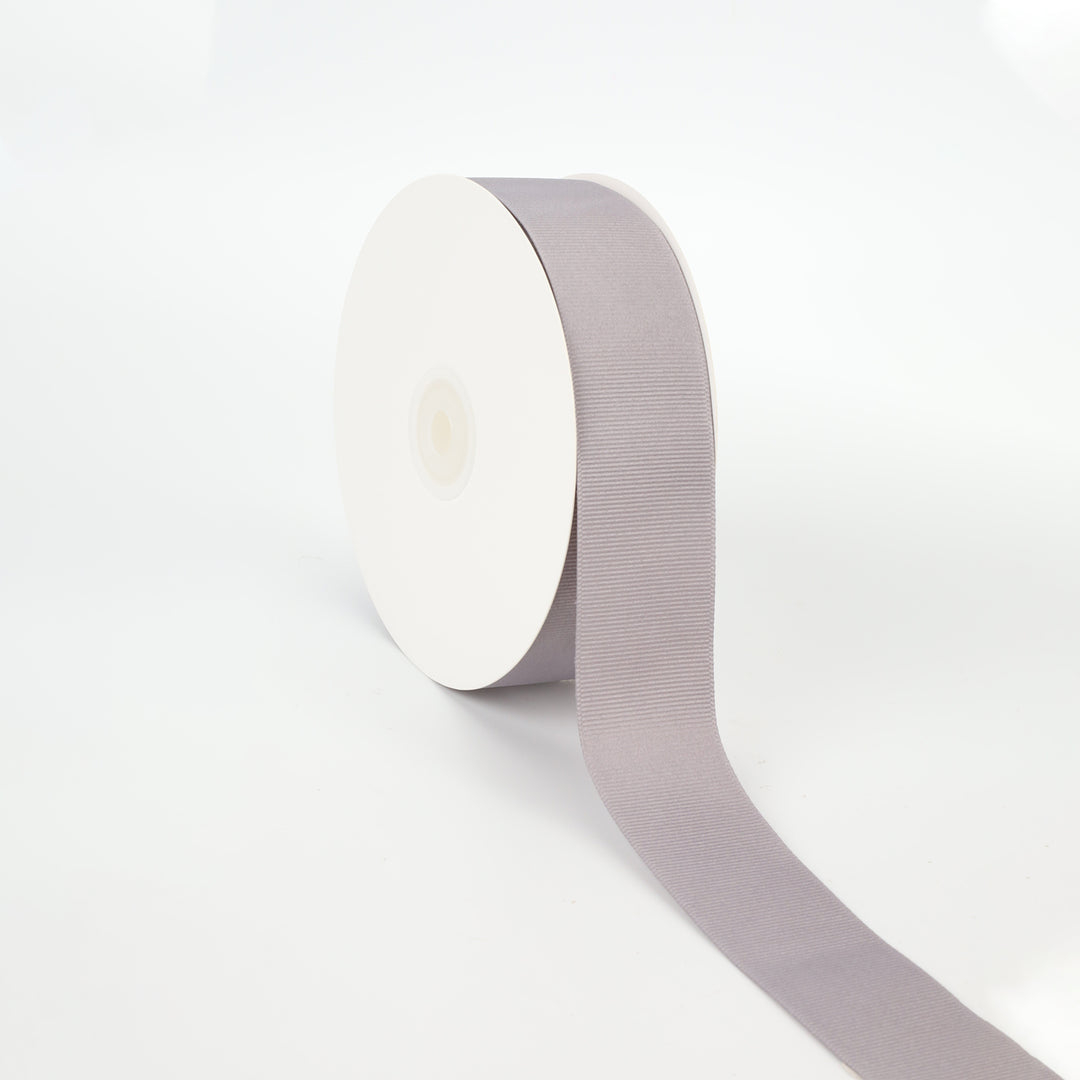 Textured Grosgrain Ribbon | Silver (012)