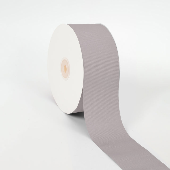 Textured Grosgrain Ribbon | Silver (012)