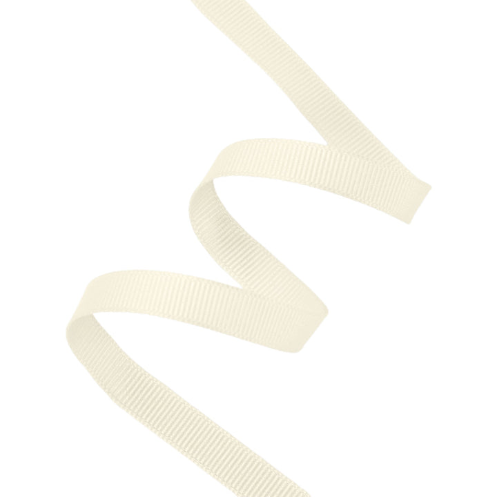 Textured Grosgrain Ribbon | Antique White (028) LaRibbons and Crafts