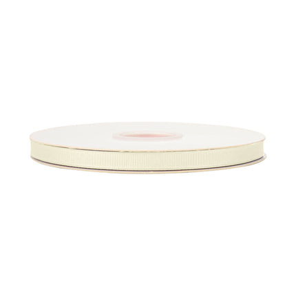 Textured Grosgrain Ribbon | Antique White (028) LaRibbons and Crafts
