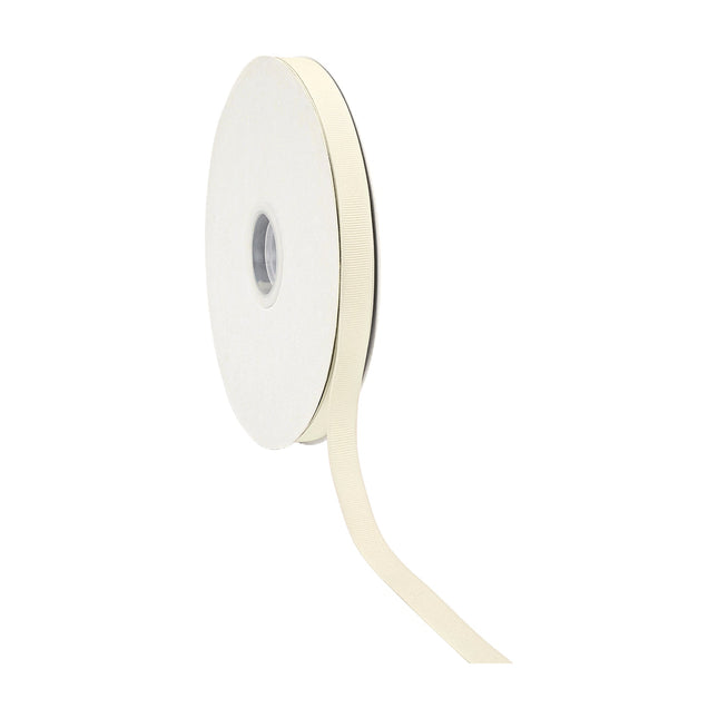 Textured Grosgrain Ribbon | Antique White (028) LaRibbons and Crafts