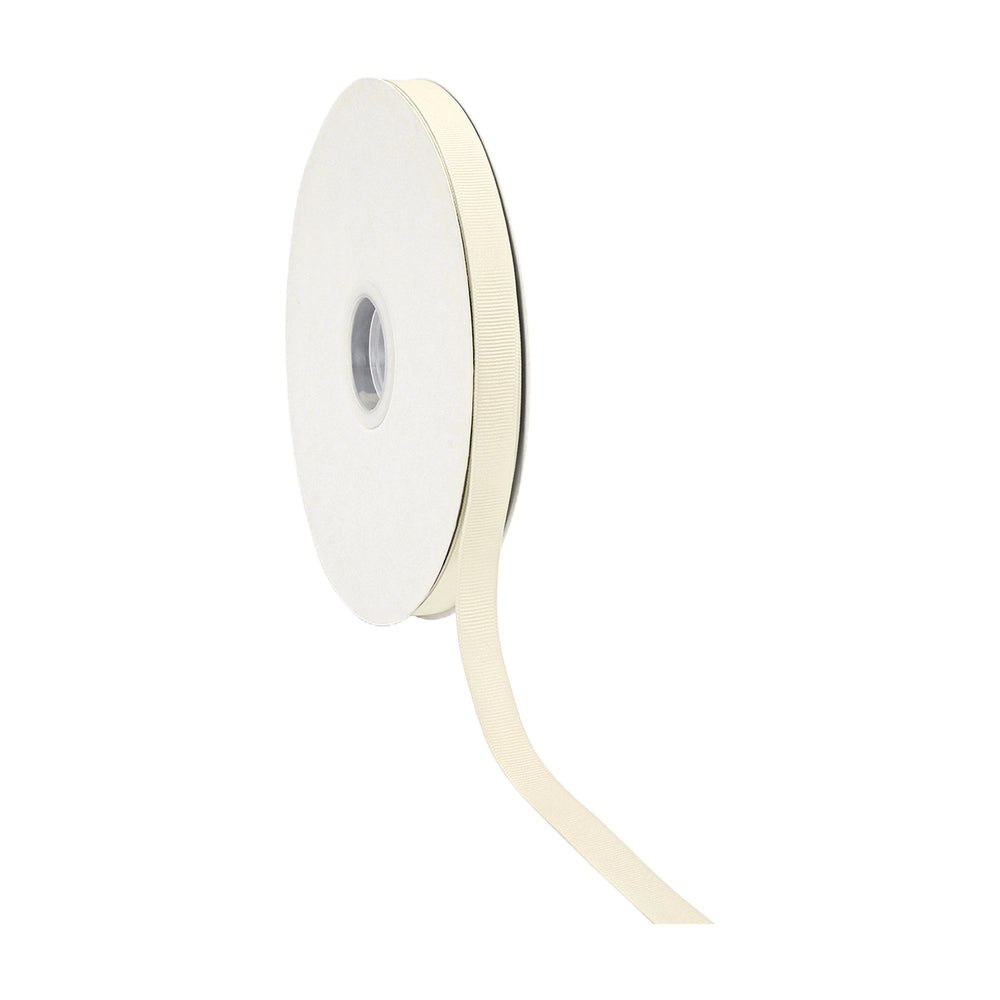 Textured Grosgrain Ribbon | Antique White (028) LaRibbons and Crafts