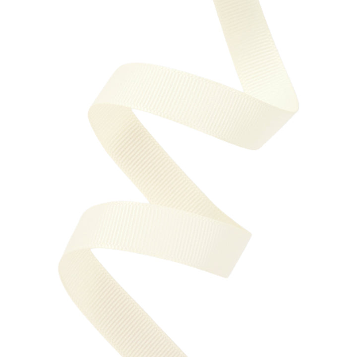 Textured Grosgrain Ribbon | Antique White (028) LaRibbons and Crafts