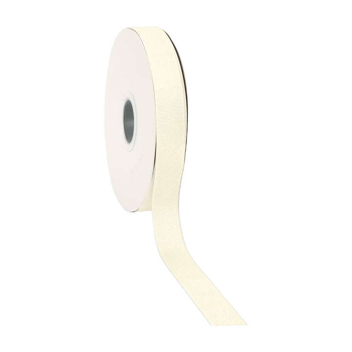 Textured Grosgrain Ribbon | Antique White (028) LaRibbons and Crafts
