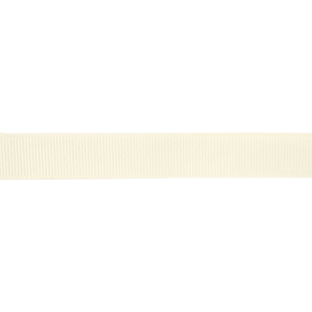 Textured Grosgrain Ribbon | Antique White (028) LaRibbons and Crafts