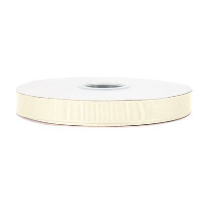 Textured Grosgrain Ribbon | Antique White (028) LaRibbons and Crafts
