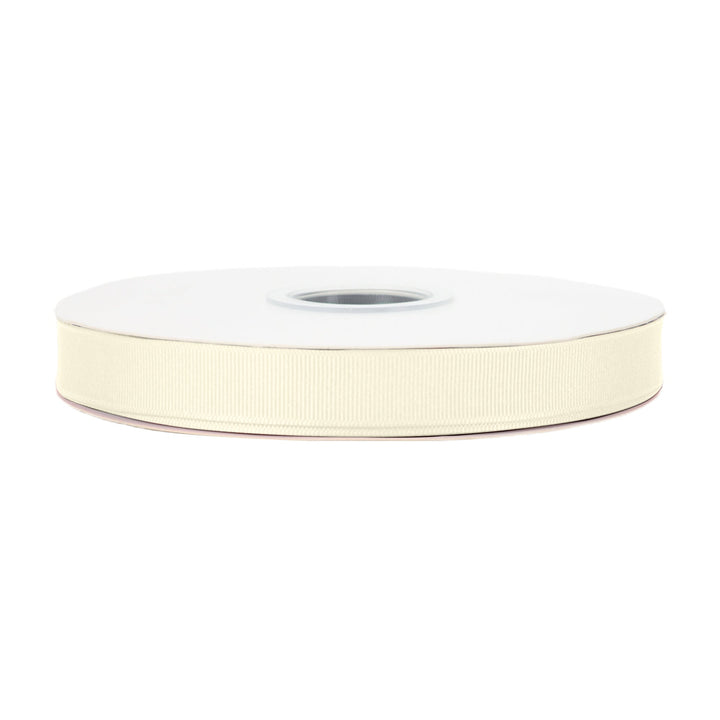 Textured Grosgrain Ribbon | Antique White (028) LaRibbons and Crafts