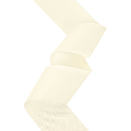 Textured Grosgrain Ribbon | Antique White (028) LaRibbons and Crafts
