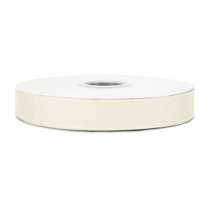 Textured Grosgrain Ribbon | Antique White (028) LaRibbons and Crafts