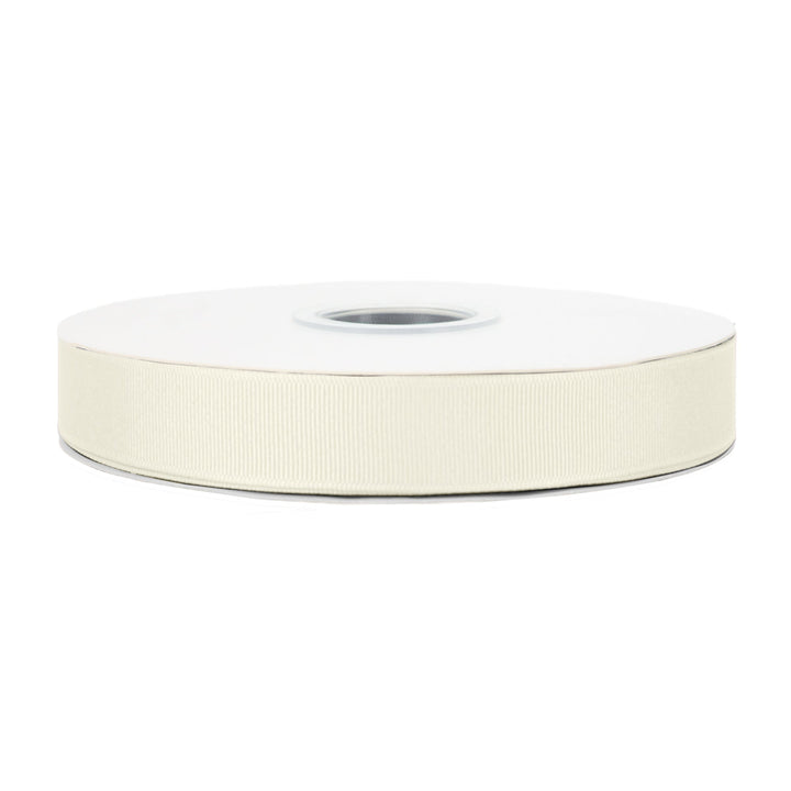Textured Grosgrain Ribbon | Antique White (028) LaRibbons and Crafts