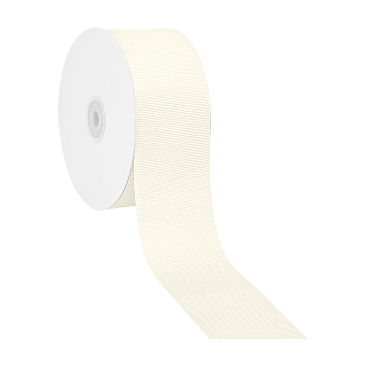 Textured Grosgrain Ribbon | Antique White (028) LaRibbons and Crafts