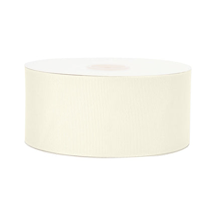 Textured Grosgrain Ribbon | Antique White (028) LaRibbons and Crafts