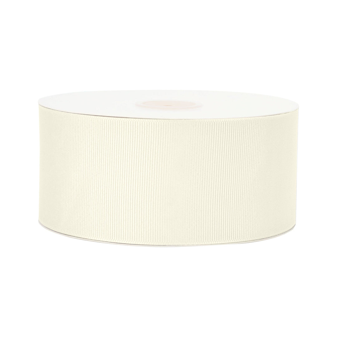 Textured Grosgrain Ribbon | Antique White (028) LaRibbons and Crafts