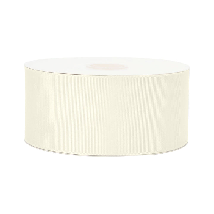 Textured Grosgrain Ribbon | Antique White (028) LaRibbons and Crafts
