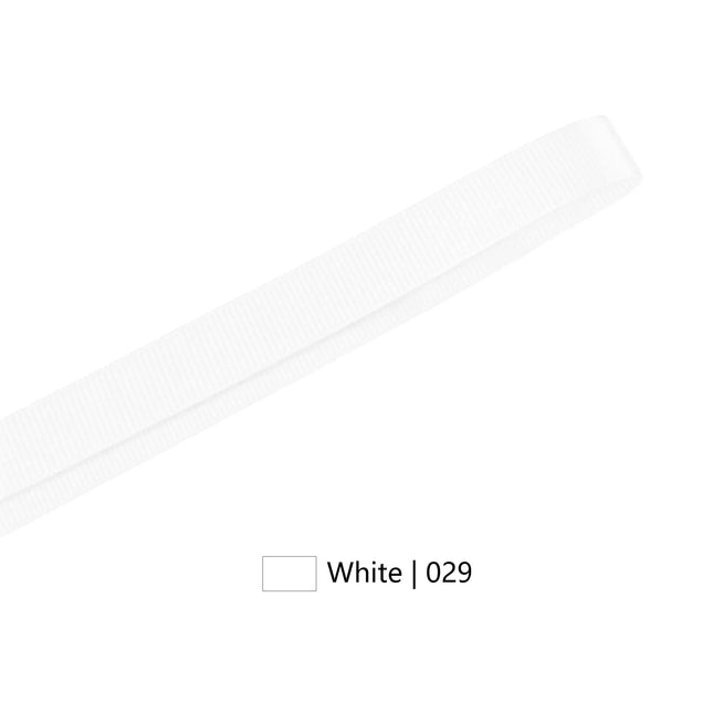 Textured Grosgrain Ribbon | White (029)