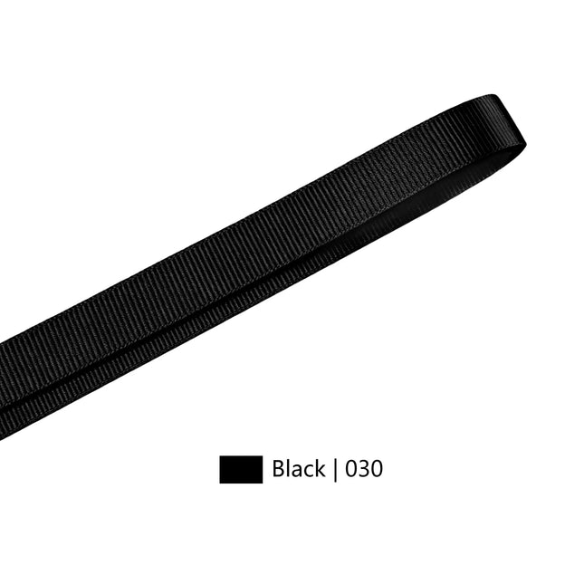 Textured Grosgrain Ribbon | Black (030)