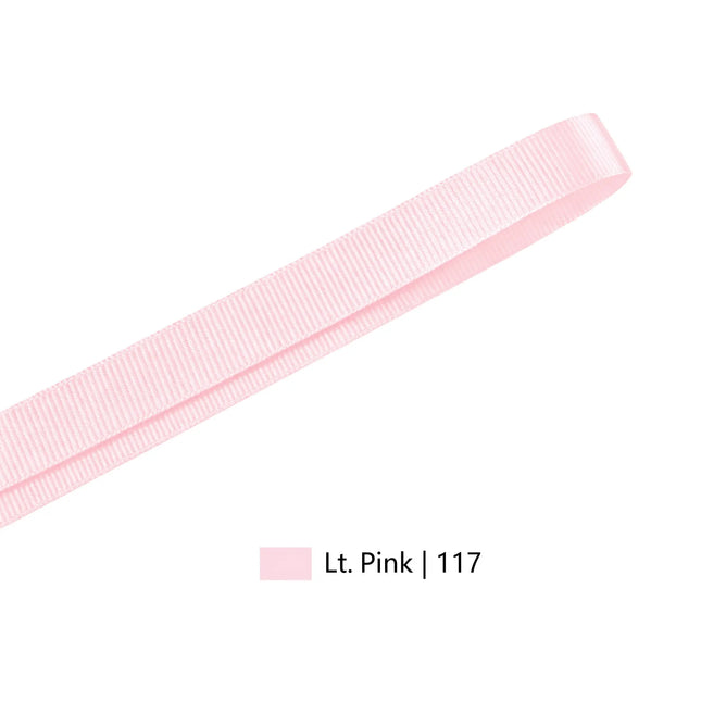Textured Grosgrain Ribbon | Lt Pink (117)