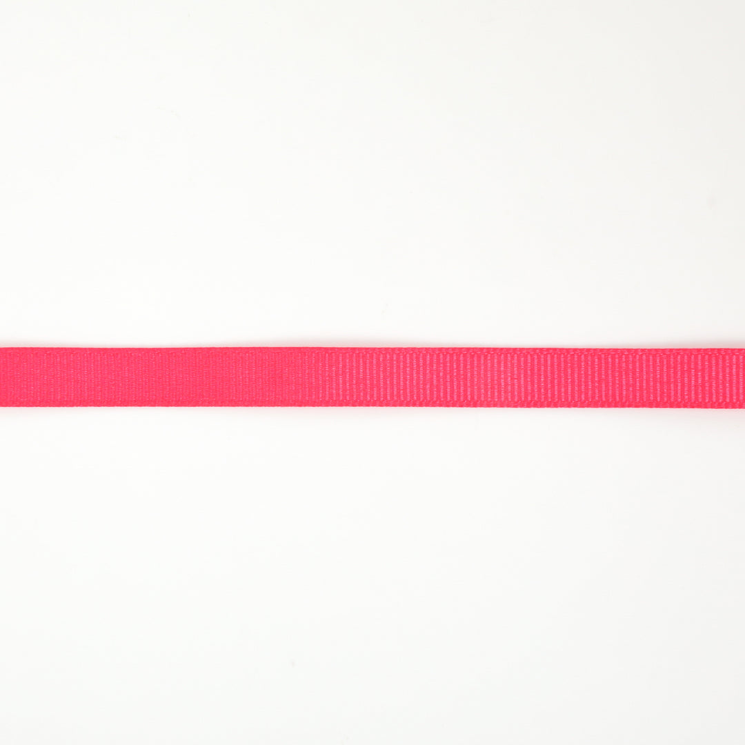 Textured Grosgrain Ribbon | Shocking Pink (175)