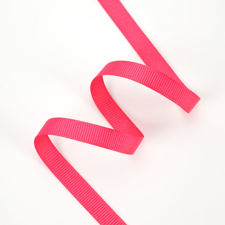 Textured Grosgrain Ribbon | Shocking Pink (175)