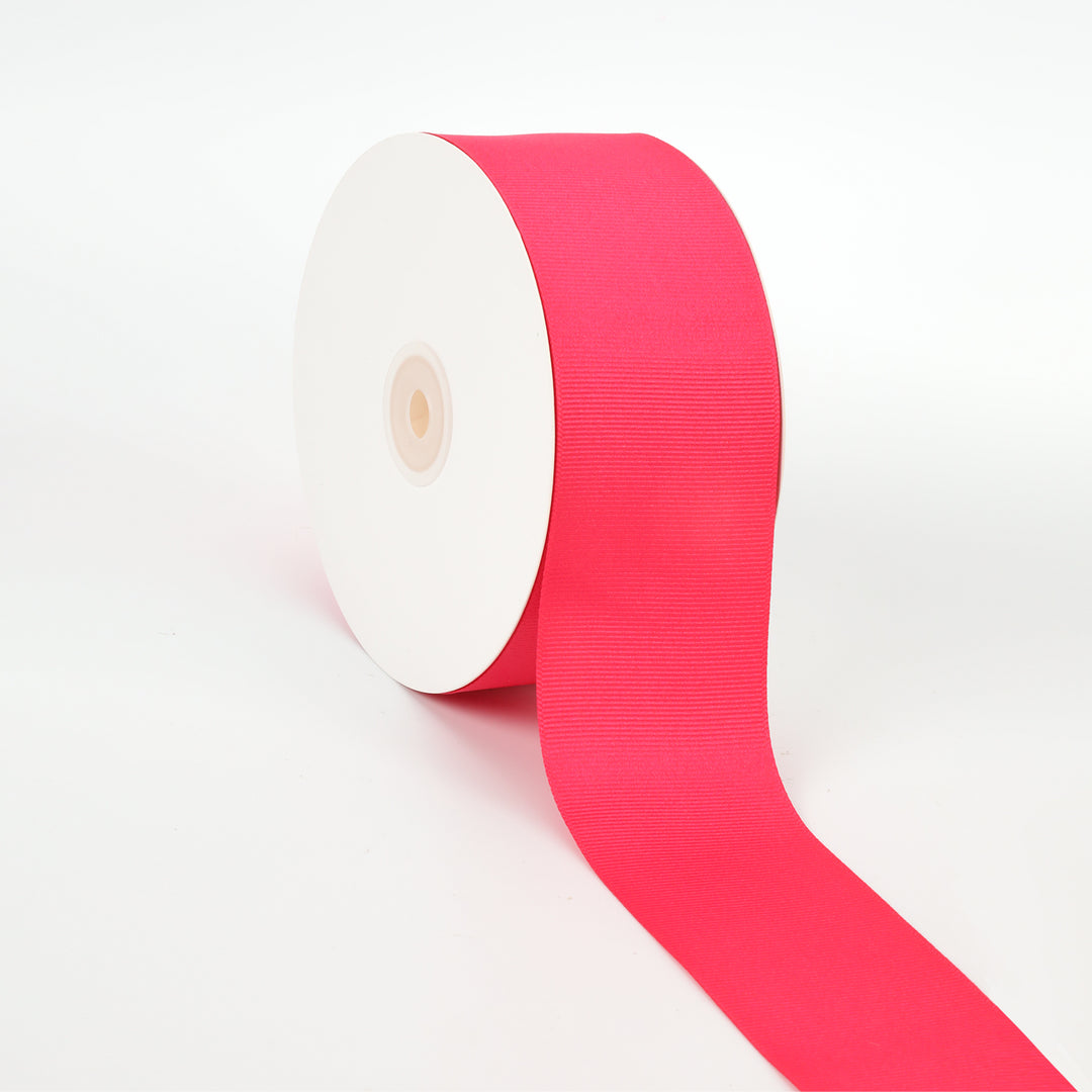 Textured Grosgrain Ribbon | Shocking Pink (175)