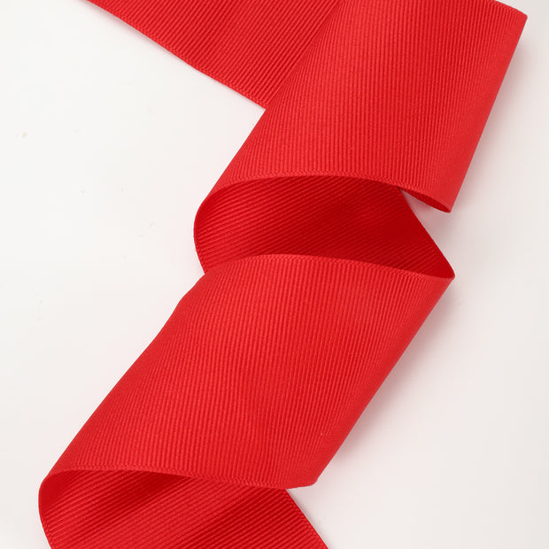 Textured Grosgrain Ribbon | Red (250)
