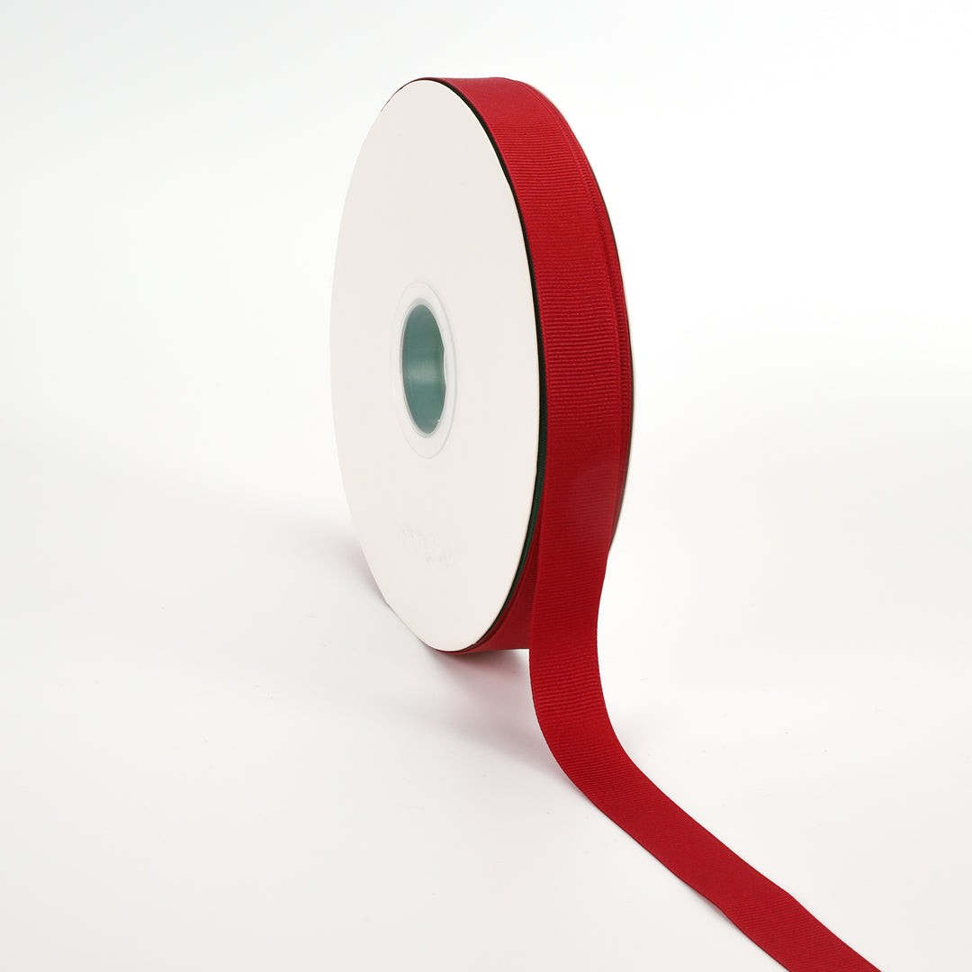 Textured Grosgrain Ribbon | Scarlet (260)