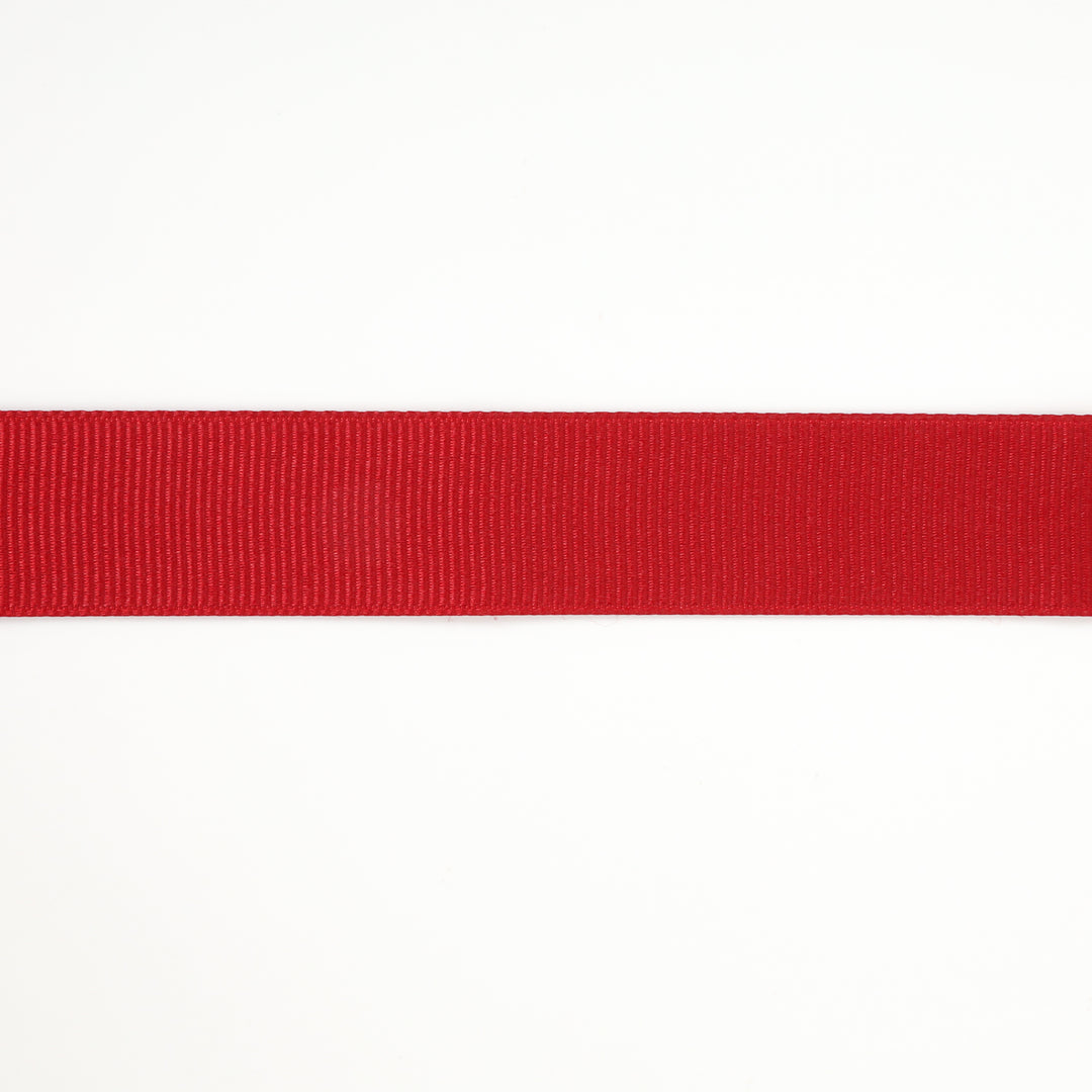 Textured Grosgrain Ribbon | Scarlet (260)