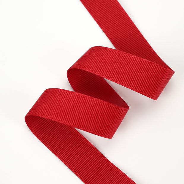 Textured Grosgrain Ribbon | Scarlet (260)