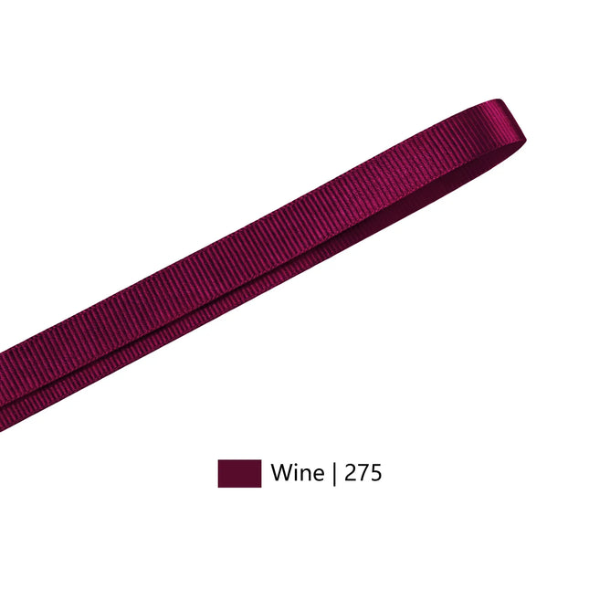 Textured Grosgrain Ribbon | Wine (275)