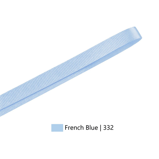 Textured Grosgrain Ribbon | French Blue (332)